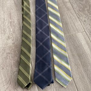 Set of 3 Slim Calvin Klein Men’s ties